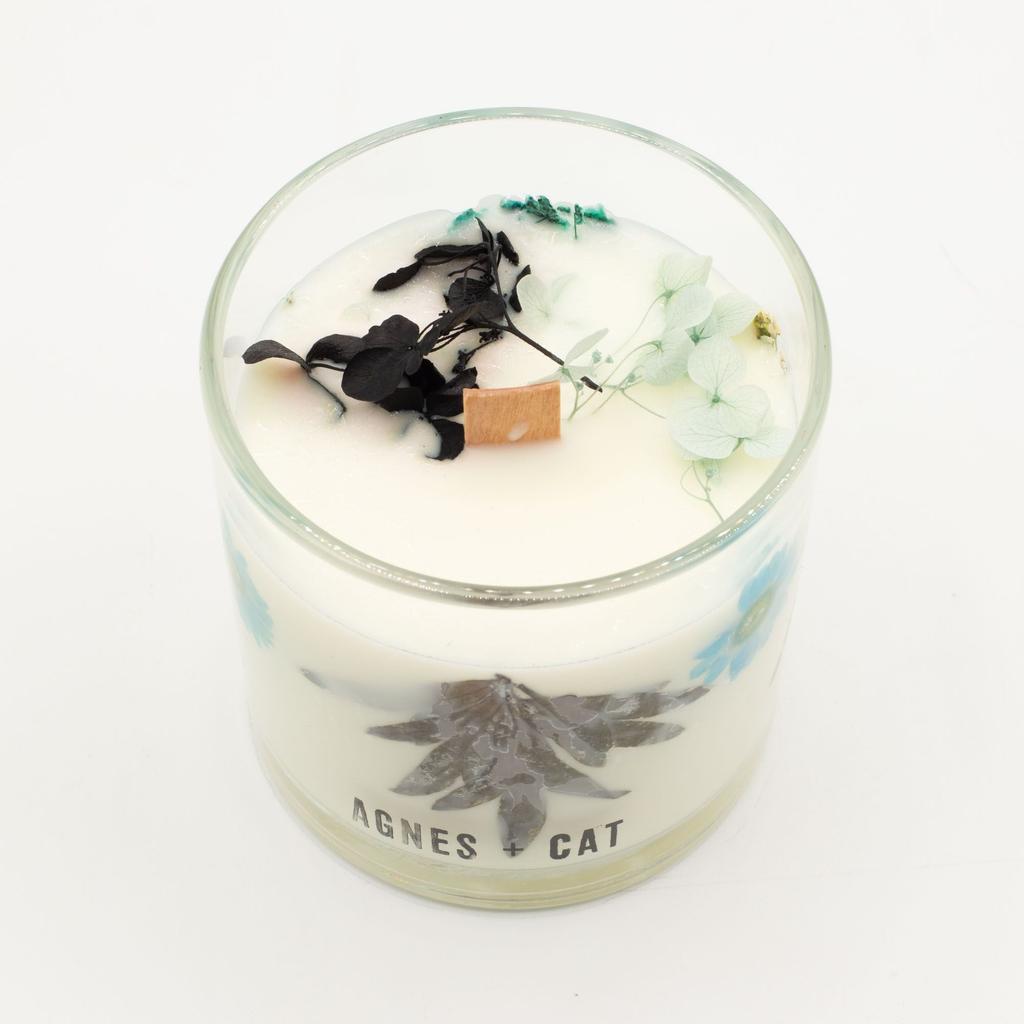 Agnes + Cat Botanical Soy Wax Candle – Seasalt & Moss