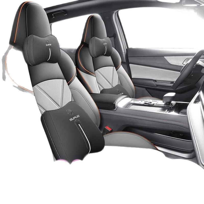 Kaiyuan Q05 Leather Car Seat Cover for 5-Seater Vehicles - All-Season Cushion