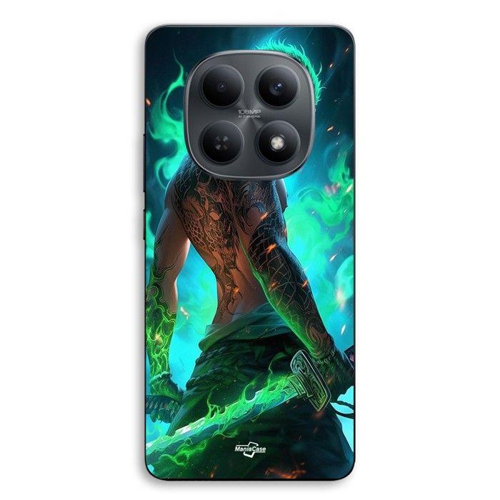 Coque Pour Xiaomi Redmi Note 15 5g One piece Zoro 3D Manga anime Fanart Maniacase noir