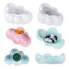 Large Cloud Candlestick Silicone Mold Cloud Tray Resin Making Mould DIY Concrete Storage Plate Candle Making Supplies Home Decor