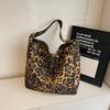 Large Capacity Leopard Print Bag Shopping Bag Women's Shoulder Bag Tote Bag