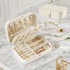 1pc Jewelry Storage Box, Large Capacity 2-layer Jewelry Box, Desktop Jewelry Storage Box with Lock LG-Q127