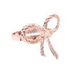 6 Pieces Elegant Bow Knot Napkin Rings Zinc Zinc Zinc Alloy Napkin Buckle  Festive Occasions