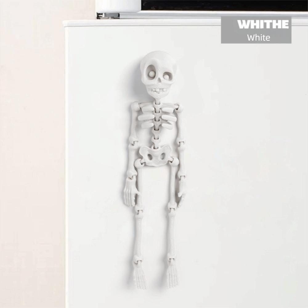 Poseable Skeleton Refrigerator Magnets Movable Joints Decorative Magnets  Office Decor