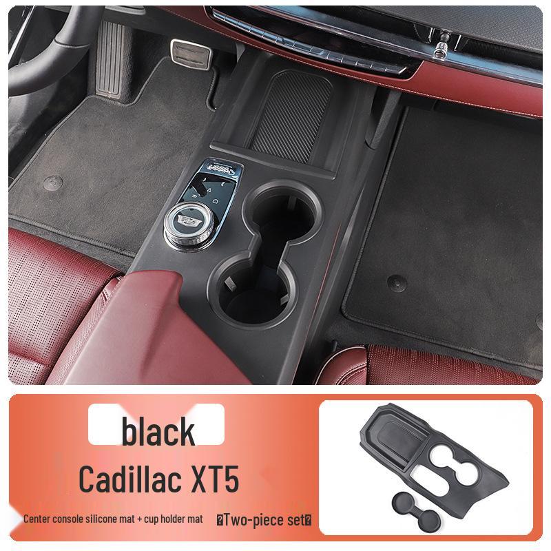 Silicone Center Console and Cup Holder Mat for Cadillac XT5