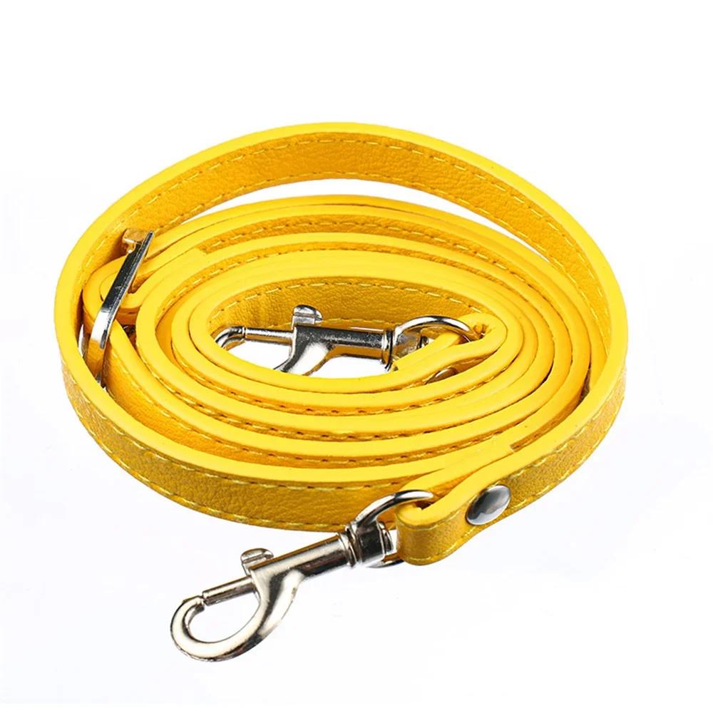

120cm Leather Shoulder Bags Strap Accessories DIY Crossbody Adjustable PU Bag Belts Strap Black Handbag Strap Sliver Gold Buckle gold