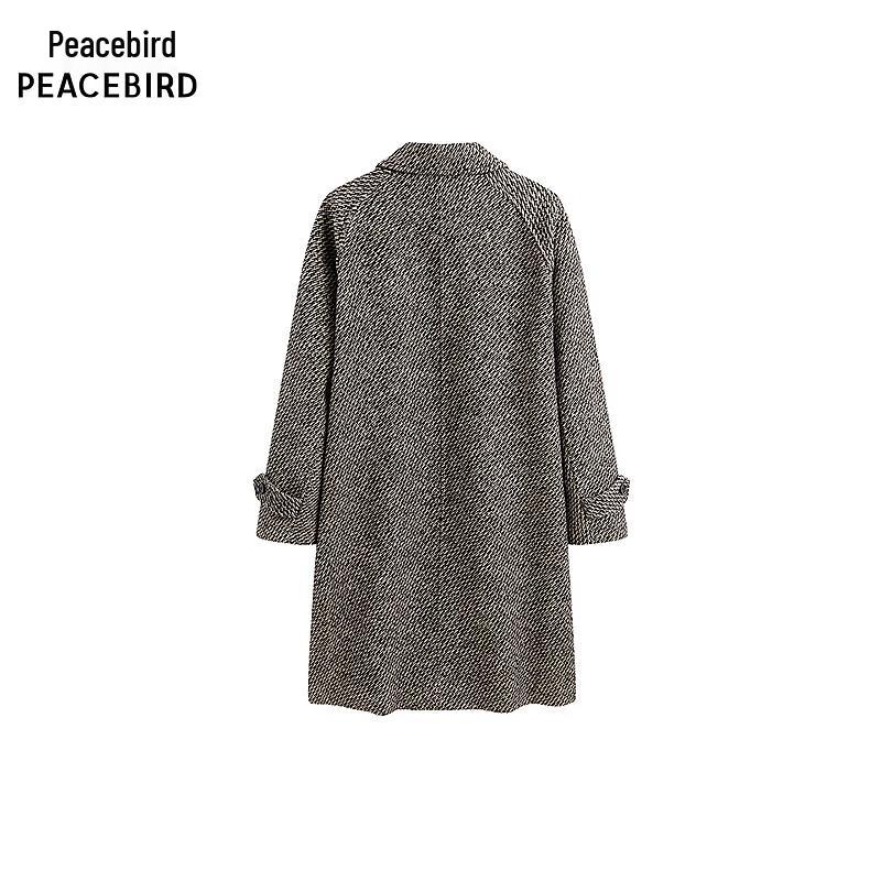 PEACEBIRD Men's Alpaca Wool Blend Coat