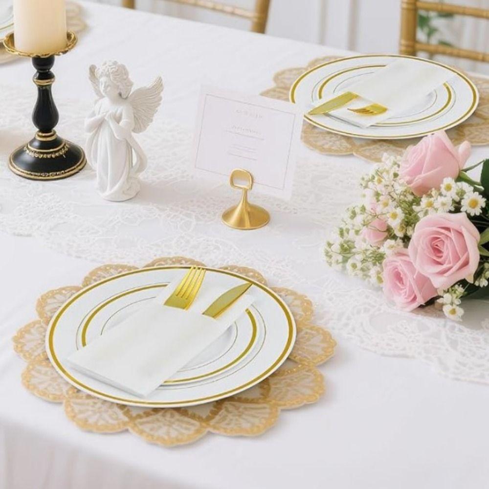 Thicken Prefolded Paper Napkins Convenient Dinner Napkins  Cafe Supplies