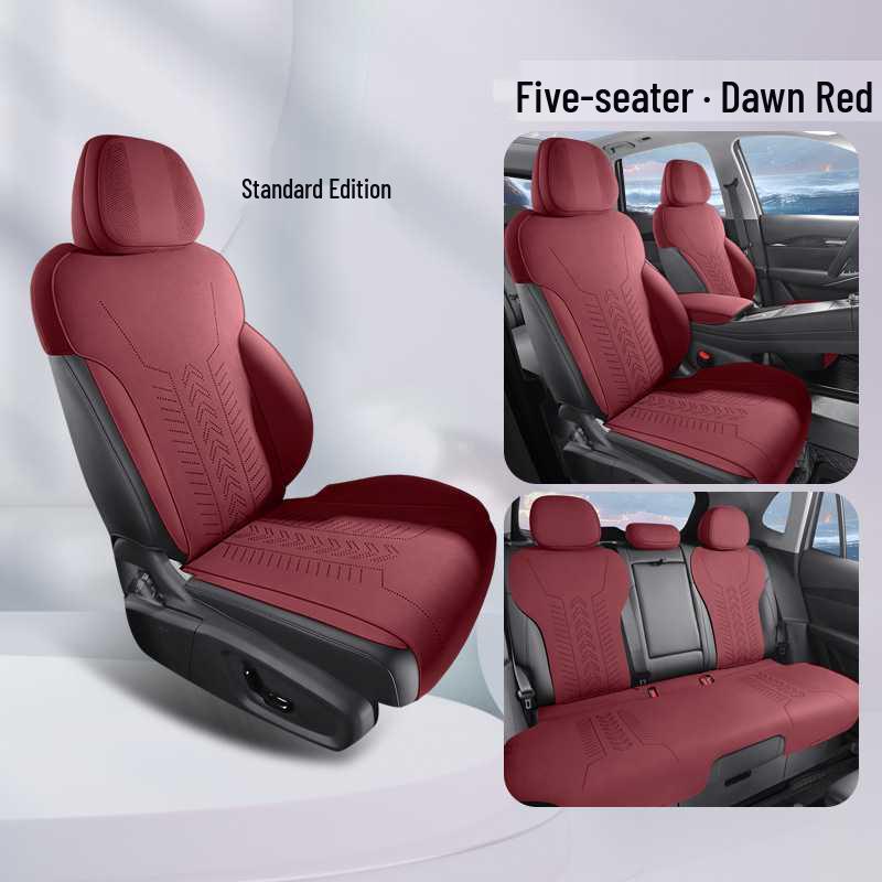 All-Season Suede Seat Cushions for Geely Galaxy E5 - Semi-Enclosed Design