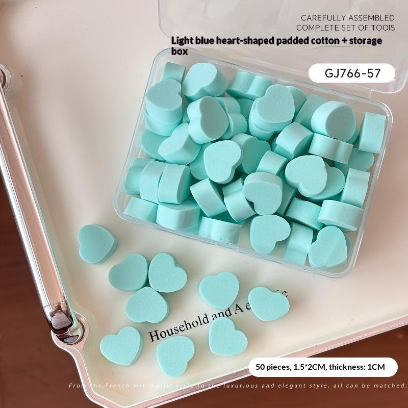 30/50Pcs Manicure Tool Nail Art Sponge Set With Grabbing Pen For Diy Nail Art Gel Polish Brush Glitter Powder Manicure Accessory