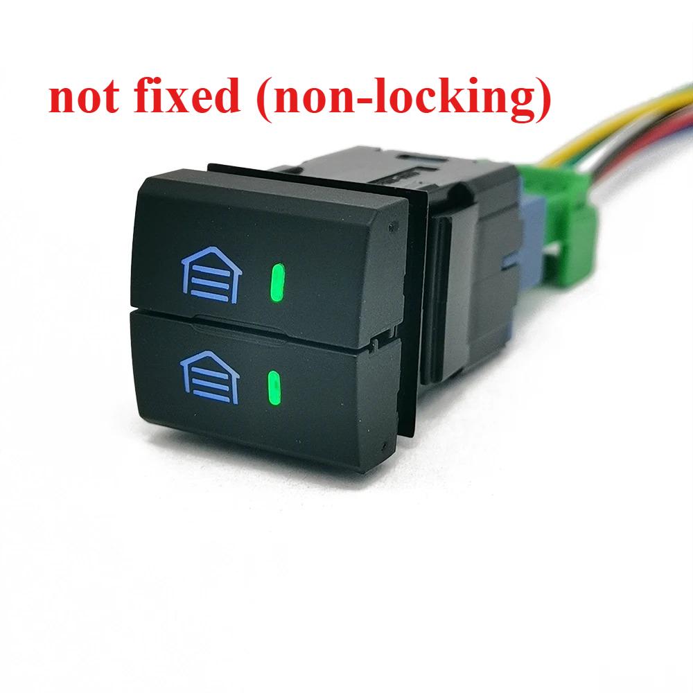 

1PC Car Modified Dual Switch LED DRL Fog Light Spotlight Radar Switch Button with wire for Toyota Prado Senna LC300 Accessories Dual Garage-not fix