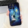 Soft Liquid Silicone Funda For Honor X8C Huawei X 8C Phone Shell For HonorX8C ABR-LX1 ABR-LX2 Astronaut  Cartoon Case Back Cover