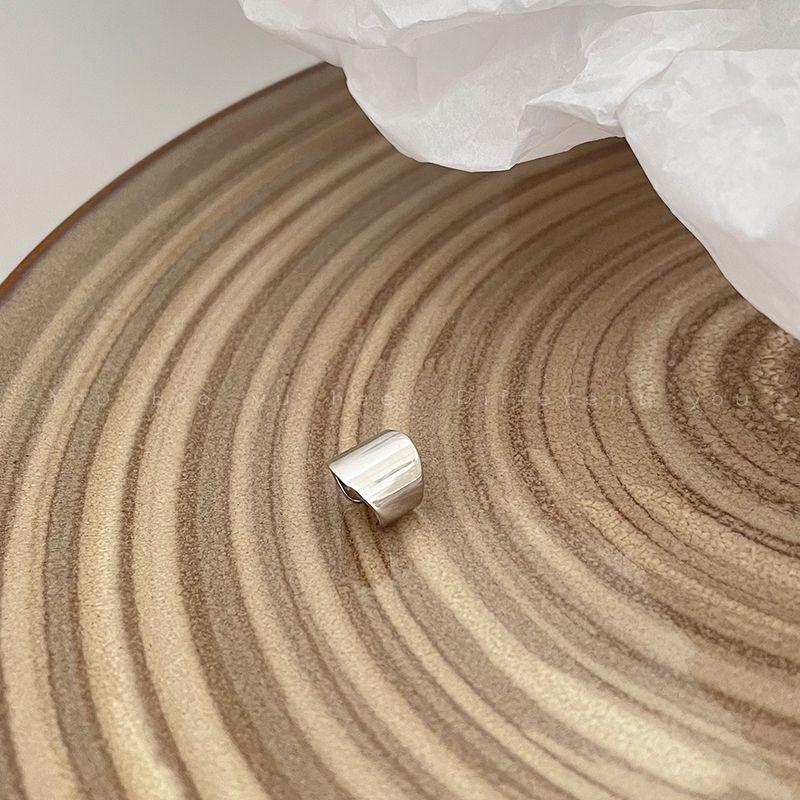 

Металлический Классический Зажим для Ушей Чувство Ретро Уникальный Женский Маленький Gapped ear clip silver-single