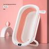 Foldable Baby Reclining Bath Tub, Large Infant Bathtub for Home Use