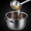 Bacon Grease Container with Strainer Stainless Steel Oil Storage with Lid And Handle High Temperature Oil Container Kitchen Grease Keeper