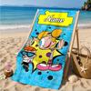 Custom Name Friendship Through Time Beach Towel Microfiber Beach Towel, Lightweight and Quick-Dry, for Summer Travel, Swimming Pool Gift