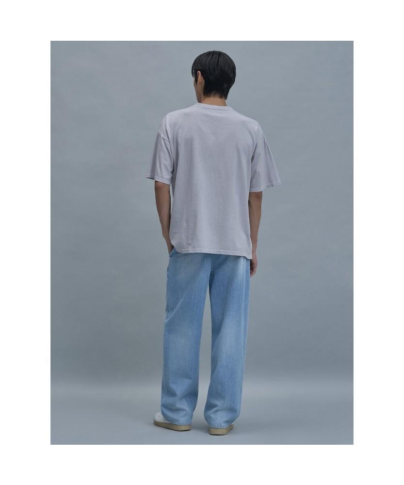 SHIFT.G Whph Onetuck Wide Denim Pants Blue