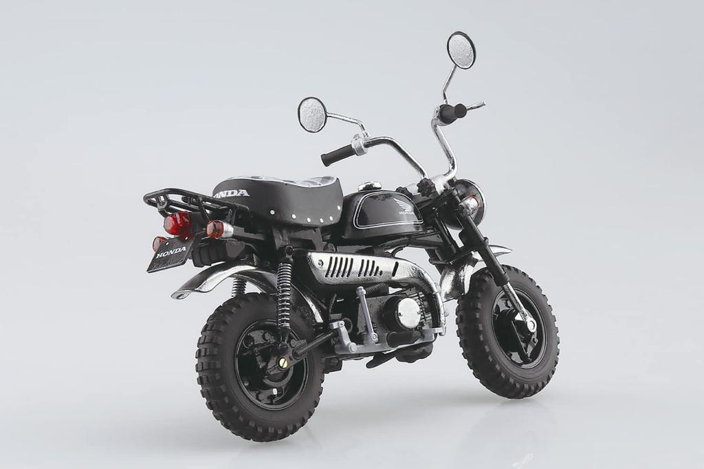 Aoshima Bunka Kyozai (AOSHIMA) Skynet 1/12 Scale Complete Honda Monkey Limited Black Motorcycle