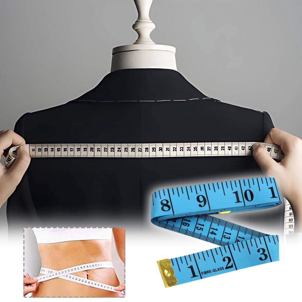 118.2*0.8 Inch Measuring Tape With Dressmaker PVC Soft Tape Mini Sewing Soft Tape Measuring Tape measuring tape/yellow