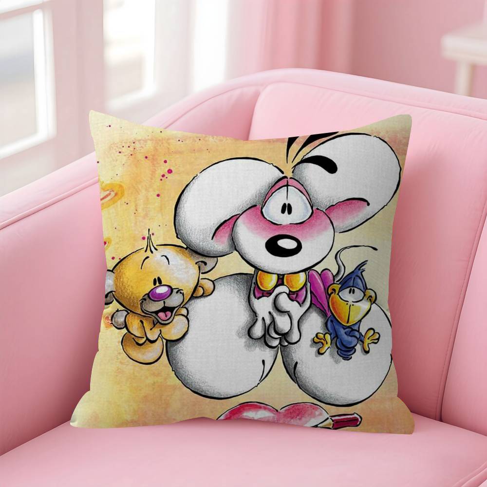 Cartoon D-Diddl Love Cute Kawaii Pillow Anime Pillow Sofa Bed Head Pillow Cover Cushion Cover Fashion
