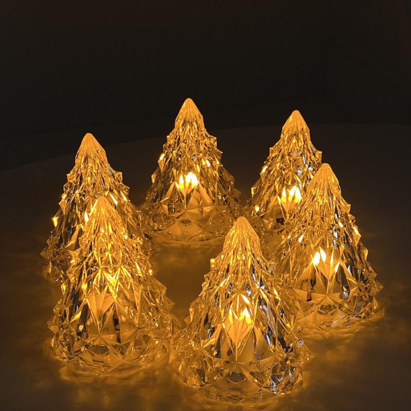 Flameless LED Candle Light Halloween Wedding Christmas Decoration Creative Candle Light Wishing LED Tea Lamp Warm White