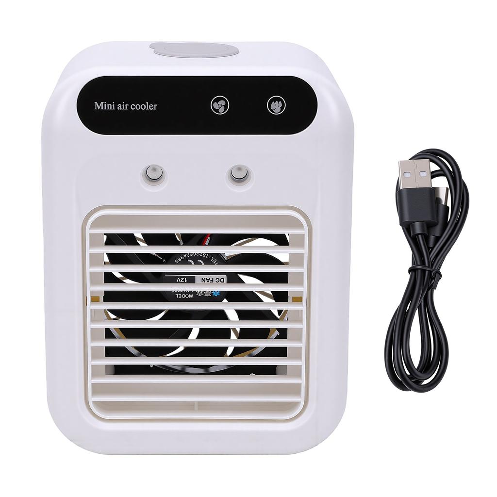 Portable Air Conditioner Personal Cooling Spray Fan 2 Speed Rechargeable Mini Cooler for Bedroom Office Outdoor Car