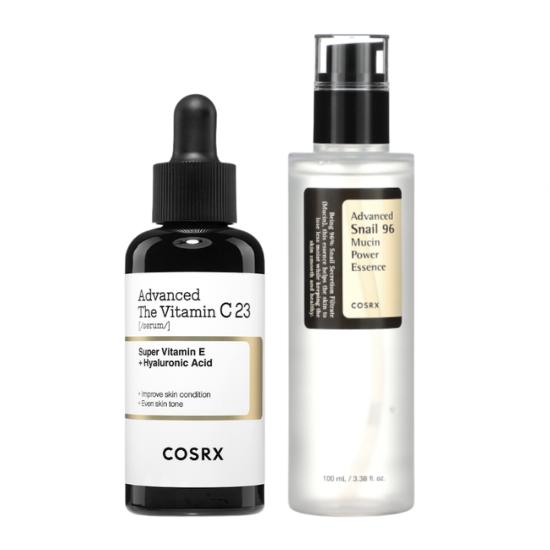 Cosrx Vitamin C 23 Serum & Snail 96 Essence Brightening Set