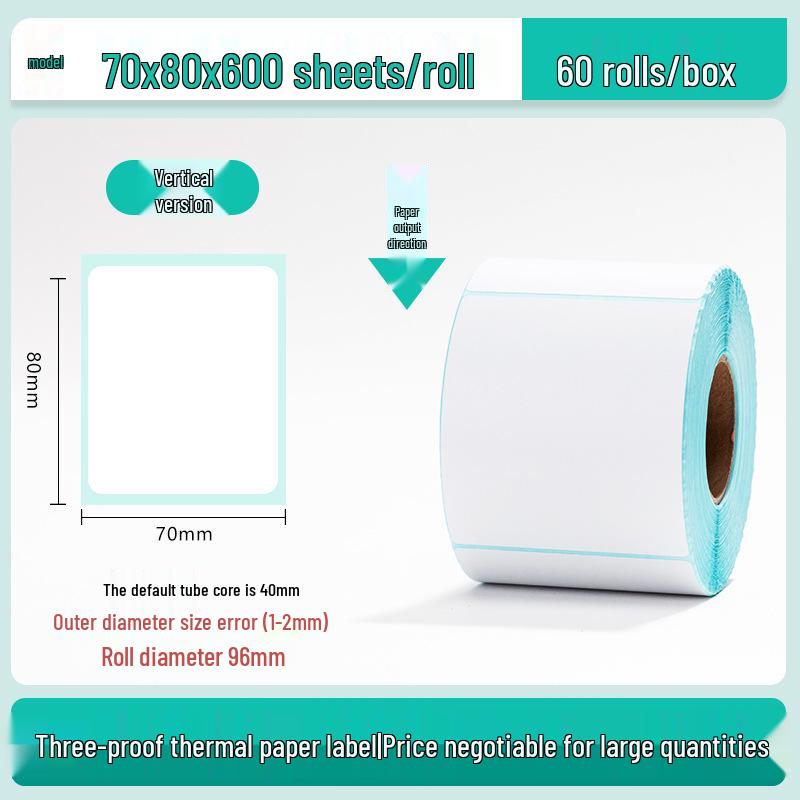 100x150 Self-Adhesive Thermal Paper Labels for Logistics