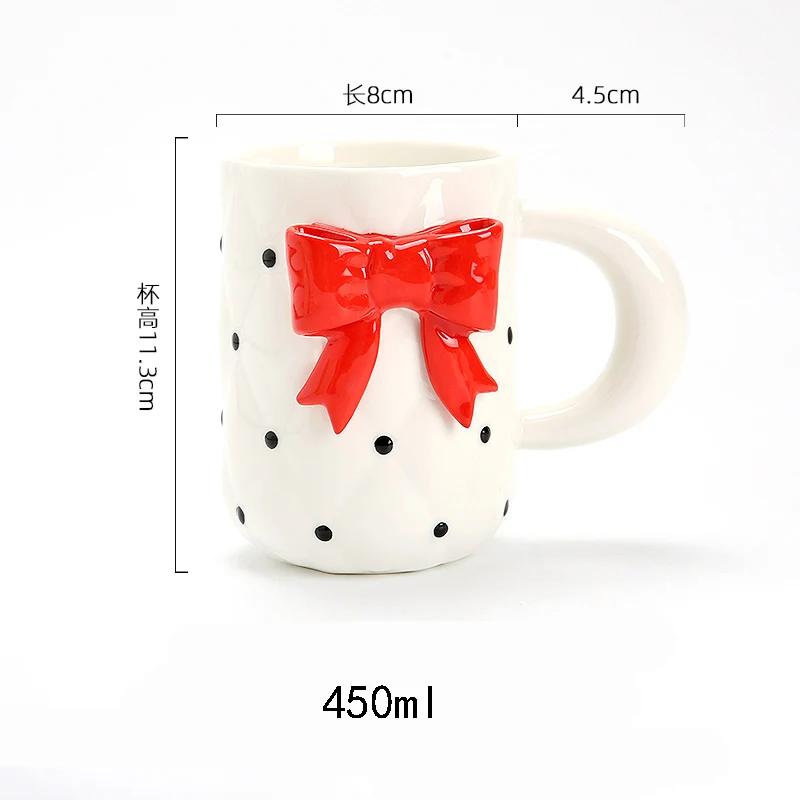 Süße Exquisite Keramik-Kaffeetassen Lässige Büro Nachmittagstee Kaffeetasse Zuhause Frühstück Milchbecher Paarbecher