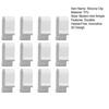 4/12Pcs Silicone Dutch Oven Lid Bumper Clips Easy to Use 3D Designed Silicone Bumper Clip for Enameled Cast Iron Cookware