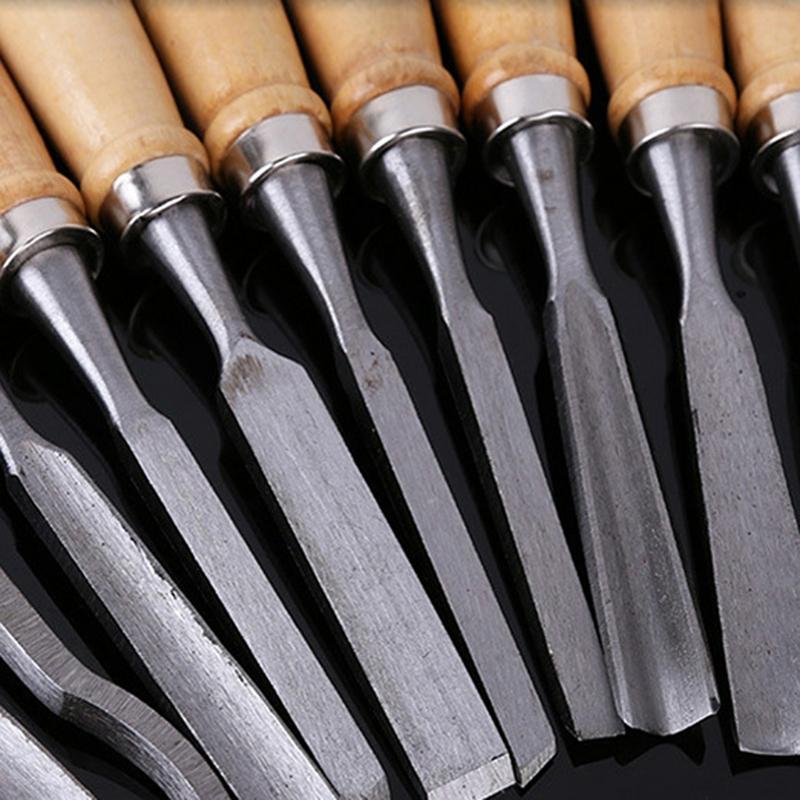 Carving Tools Woodworking Gouges Set Woodworking Drilling Carving Engraving Gift for DIY Lovers and Adults for Leather