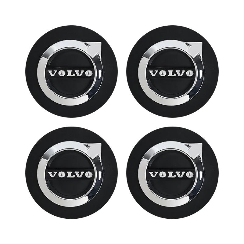 4 Stück 64mm Volvo Radnabenkappe Nabenkappe Abzeichen Emblem Aufkleber Autozubehör Für Volvo S40 S60 S80L XC60 XC90 V40 V60 V50 V90