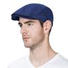 Adjustable Newsboy Caps Solid Color Flat Visor Cap Fashion Vintage Berets Hat  Men