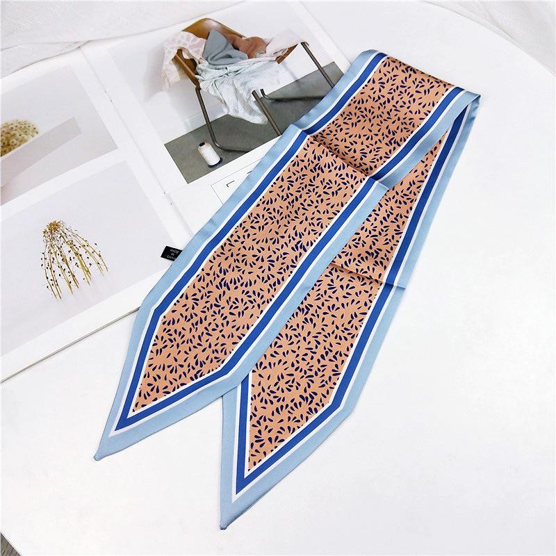 Doppelseitiger Spitzschal für Damen im Frühling und Herbst, dünnes und langes Band, Handgelenk-Taschengurt, vielseitiger dekorativer kleiner Schal