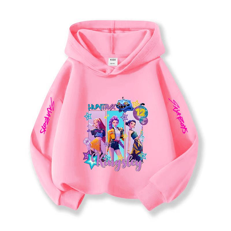 2025 Popular Kpop Christmas Casual Children's Hoodie Korean Wave Style Girls' Top