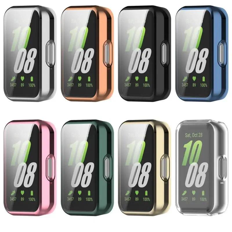 Plating Case For Samsung Galaxy Fit 3 Samrt Watch Full Coverage Screen Protector TPU Protective Cover For Samsung Galaxy Fit 3