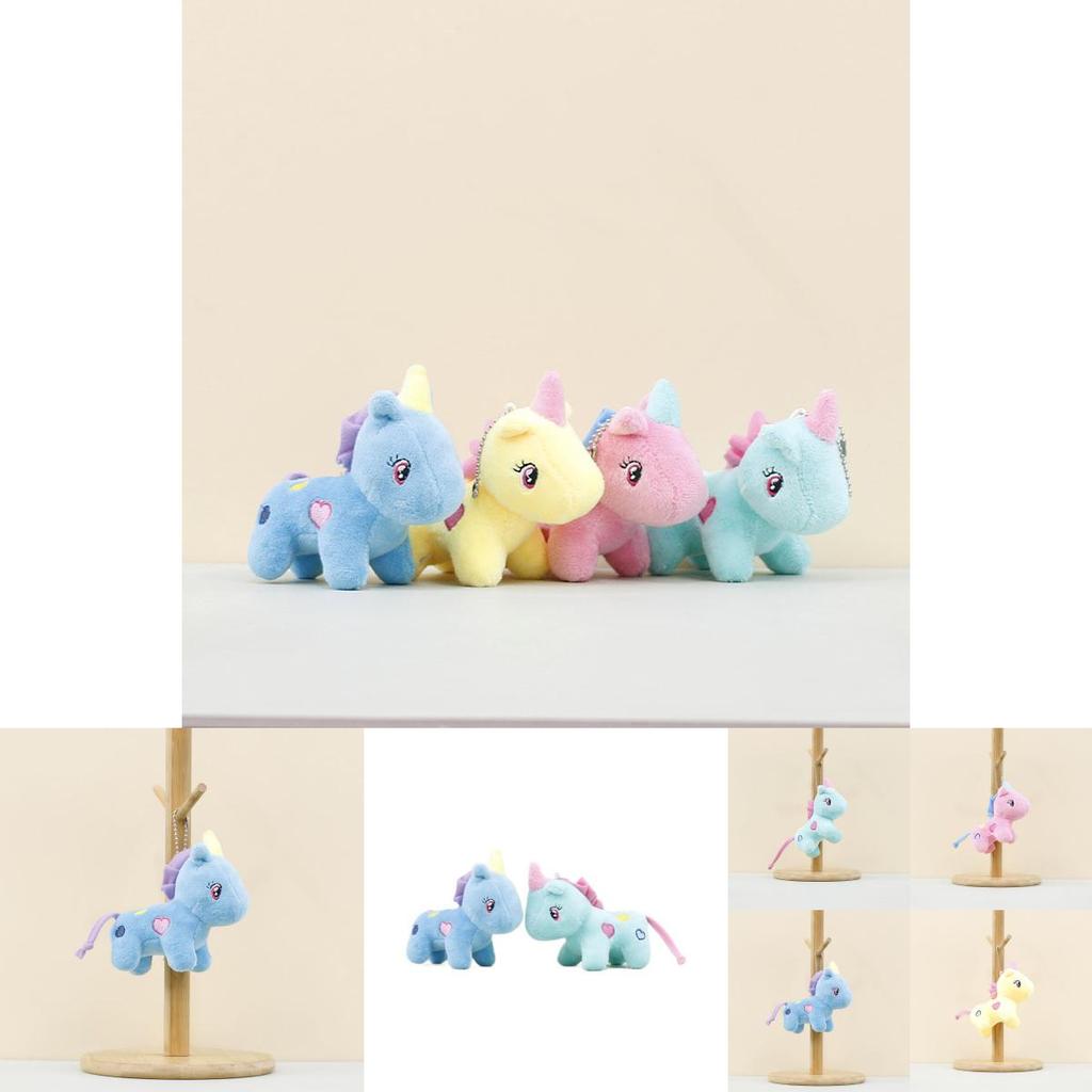 Adorable Unicorn Plush Toy Cute Keychain Soft Stuffed Animal Doll For Kids