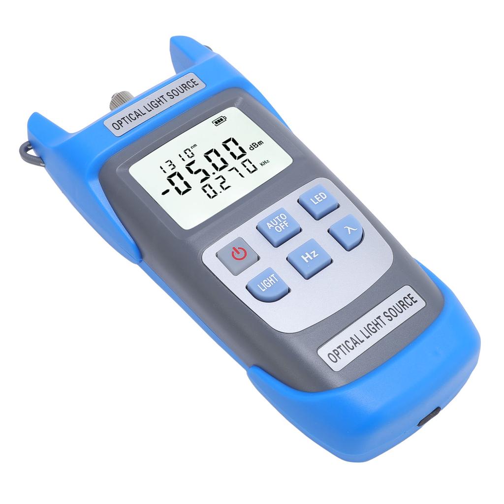 Optische Lichtquelle Wiederaufladbar Glasfaser 1 Modus 2 Wellenlängen 1310nm 1550nm 270Hz 1KHz 2KHz 2,5mm Schnittstelle