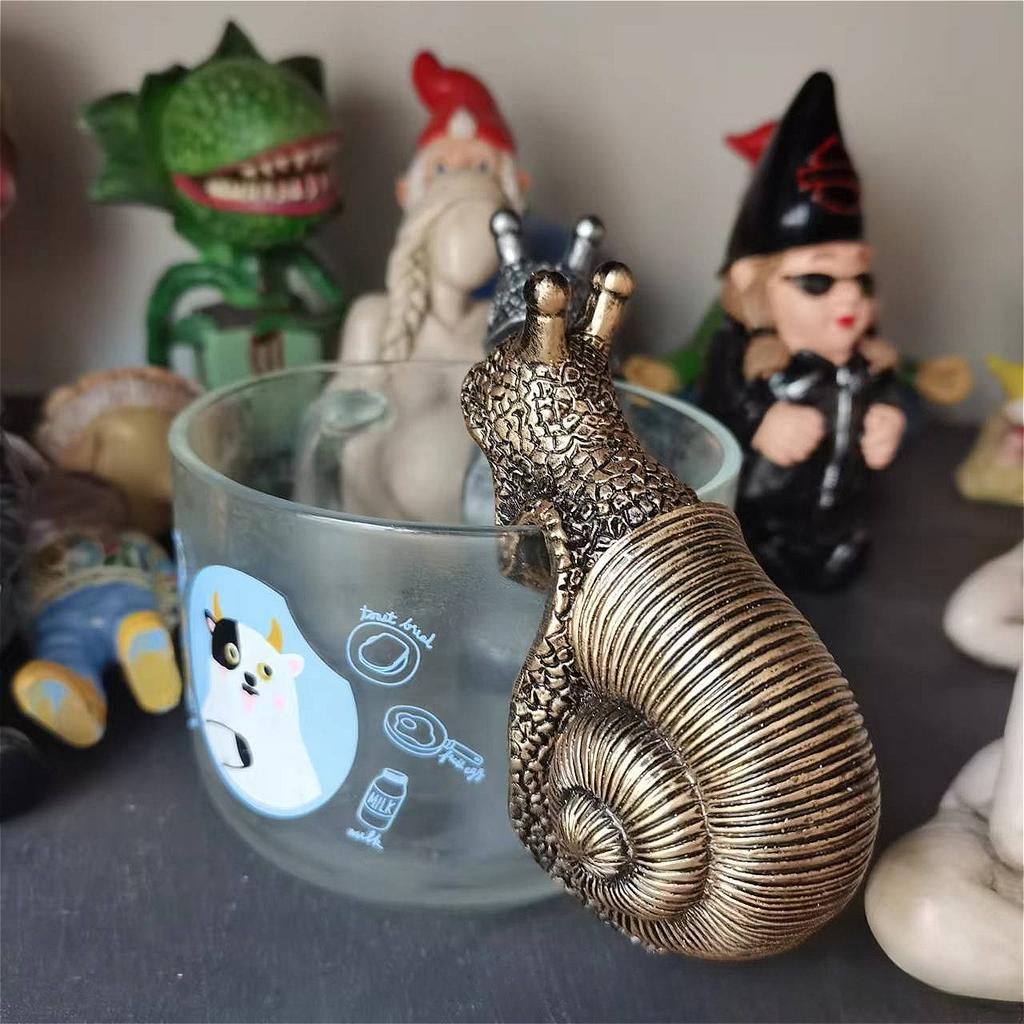 Decoración Viral de Colgante de Caracol para Plantas, Adorno de Animal de Resina para Jardín para el Borde de Maceta, Acento de Hogar en Tendencia