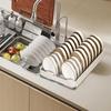 Pull Out Kitchen Cabinet Organizer Slide Out Dish Rack With Drainboard Drawer Organizer For Kitchen Bathroom Living Room Pantry