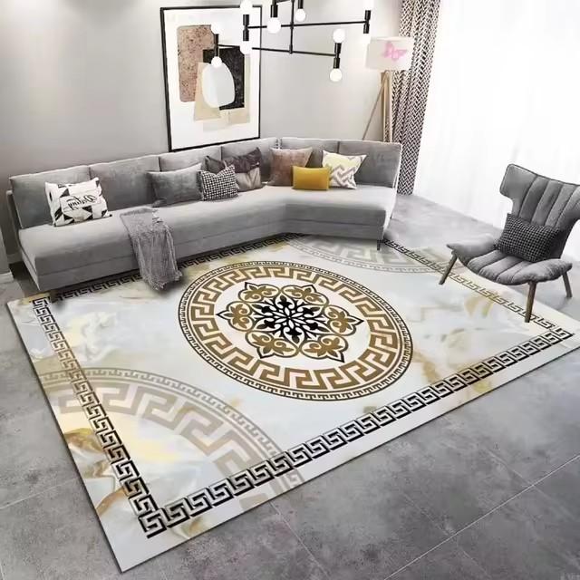 Brand New Luxury Carpet and Living Room Decor Carpet Elastic Mat Bedroom Carpet Home Decor Non-slip Mat Machine Washable