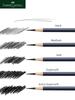 5 / 6 PCS Faber Castell Goldfaber Charcoal Graphite Sketch Set EX-Soft Medium Hard Soft Pencils Drawing Sketching Shading Artist