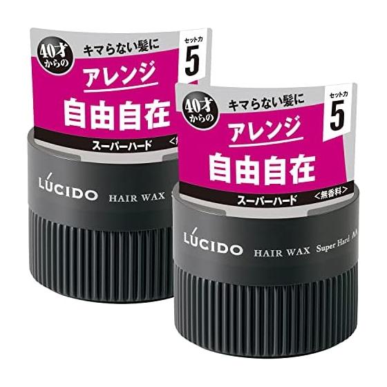 Lucido-L LUCIDO Hair Wax Super Hard Men s Styling Agent Set 80g (x 2)