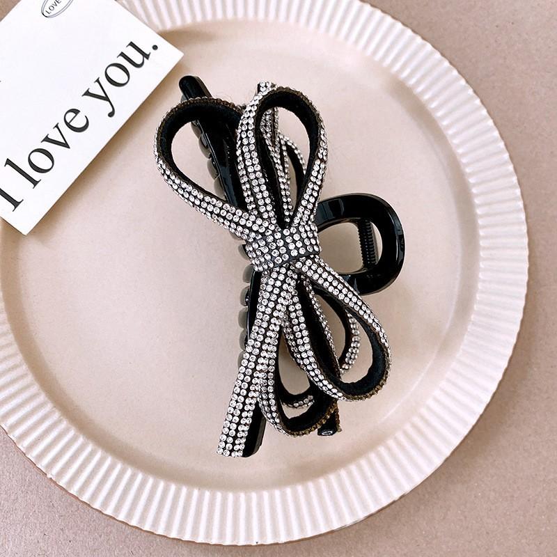 Korean retro square geometric pleated fabric large intestine hair band hair rope headrope versatile hair accessories women