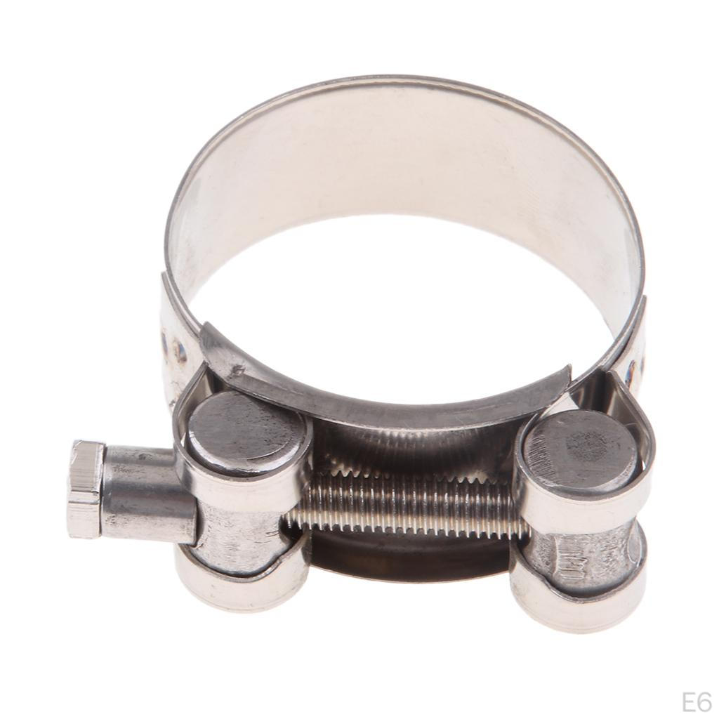Durable Stainless Steel Motorcycle Exhaust Clamp - Choose from Various Sizes