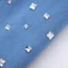 European & American Style V-Neck Blue Suit: Slimming, Flattering, Luxurious Nail Drill Jacket for Stage Performance & Parties