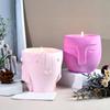 Innovative Silicone Flower Vase Molds Face Shape Flexible Ornament Molds Silicone Flowerpot Mold Suitable for Crafting