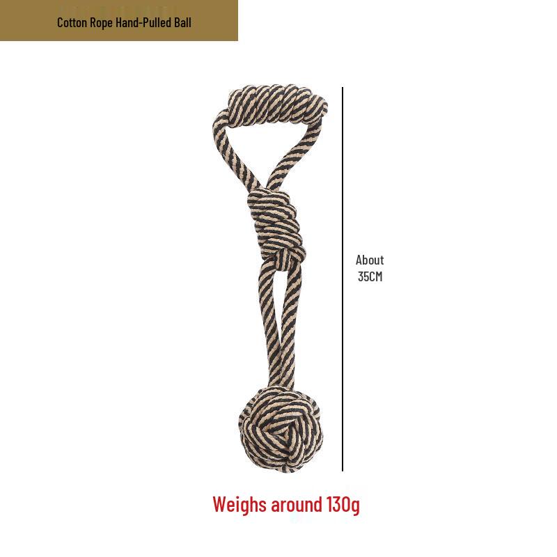 Durable Woven Cotton Rope Chew Toy for Large Dogs