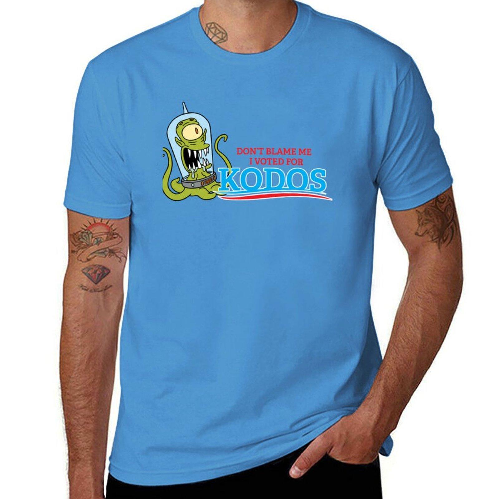 Dont Blame Me I Voted for Kodos Tshirt tees quickdrying mens vintage t shirts S
