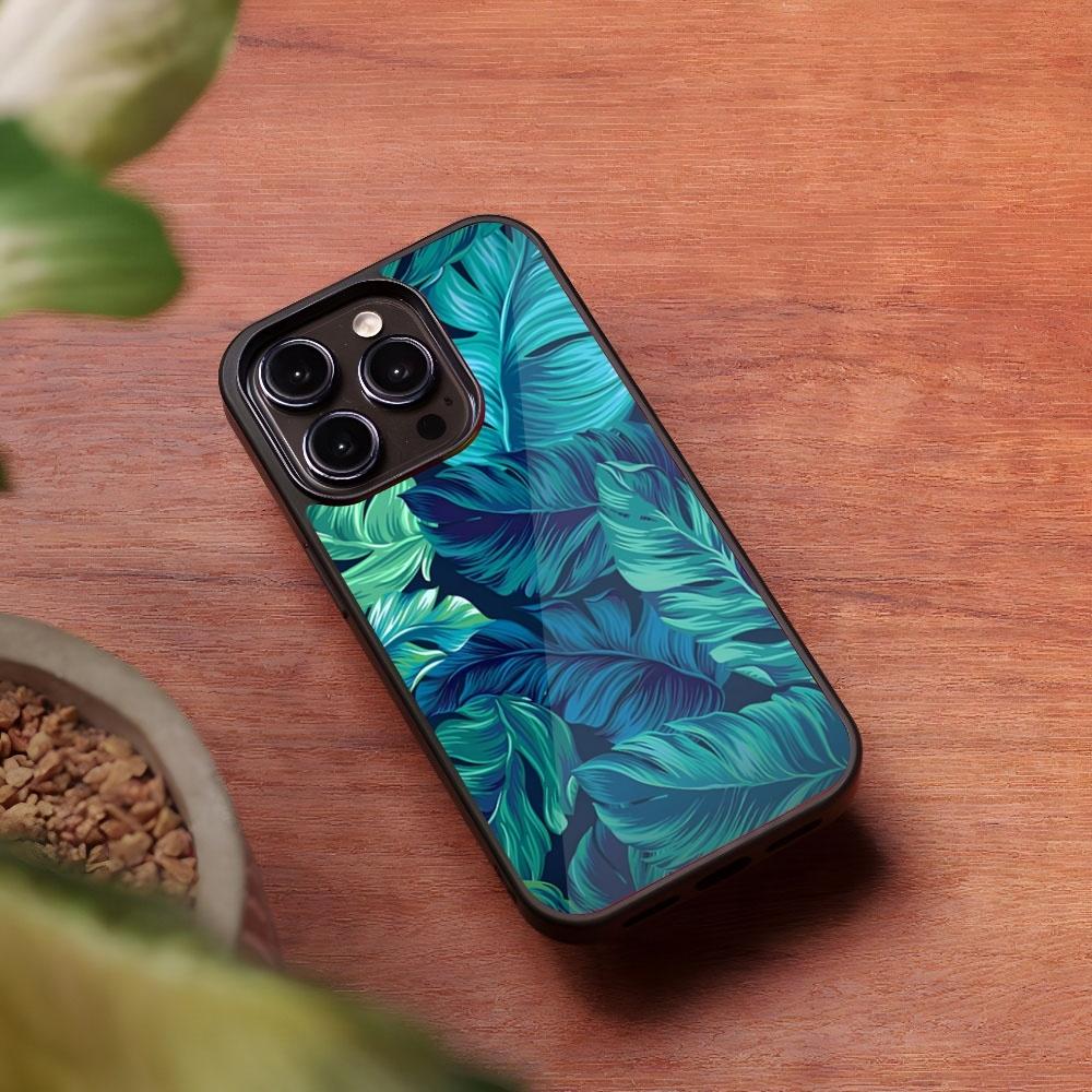 

Plant Leaves Leaf Phone Case for Iphone 16 15 14 13 Pro Max 12 11 Mini 7 8 Plus Se Xr X Xs Fundas Shell PC+TPU Cover iphone 13promax